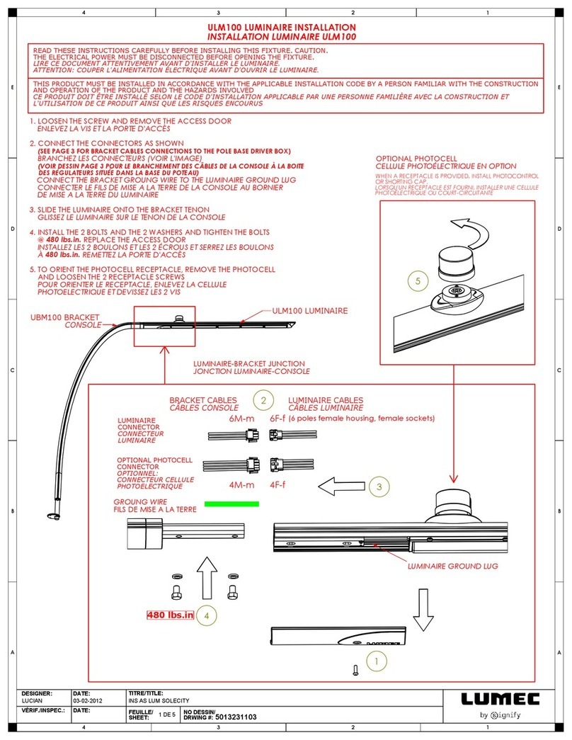 SIGNIFY LUMEC ULM100 instructions