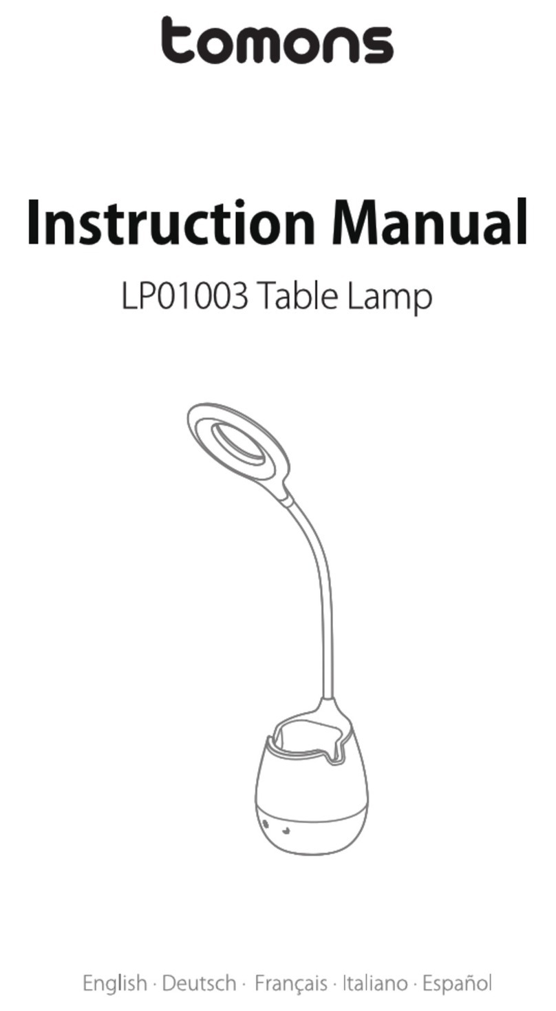 Tomons LP01003 instruction manual