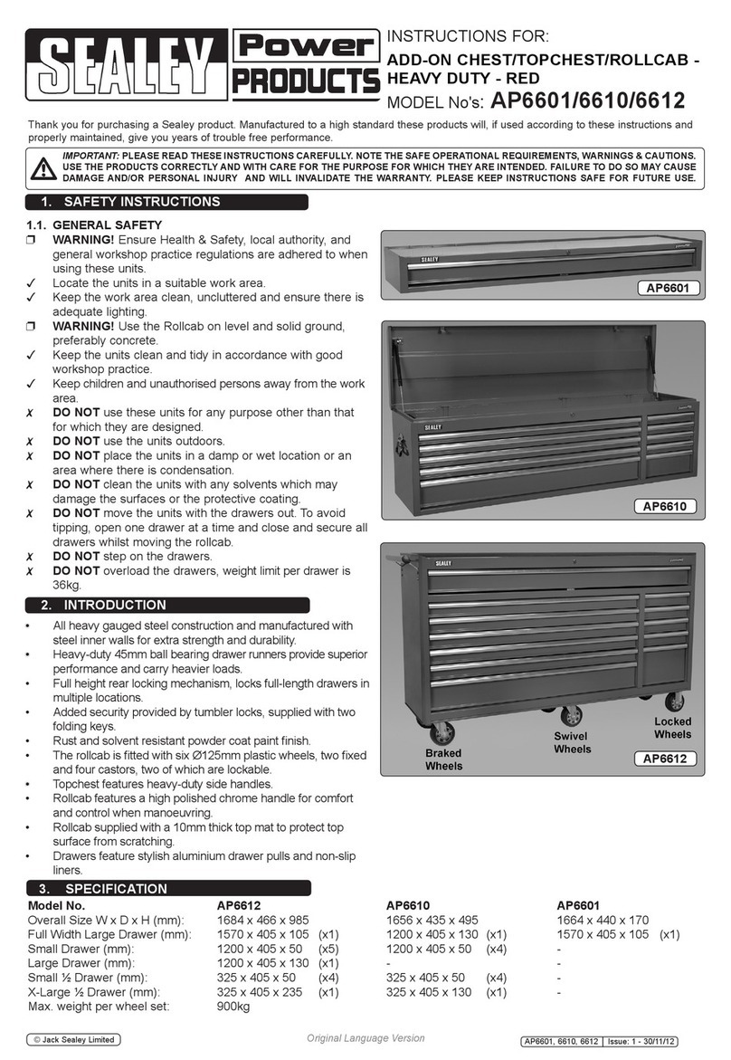 Sealey AP6601 User manual
