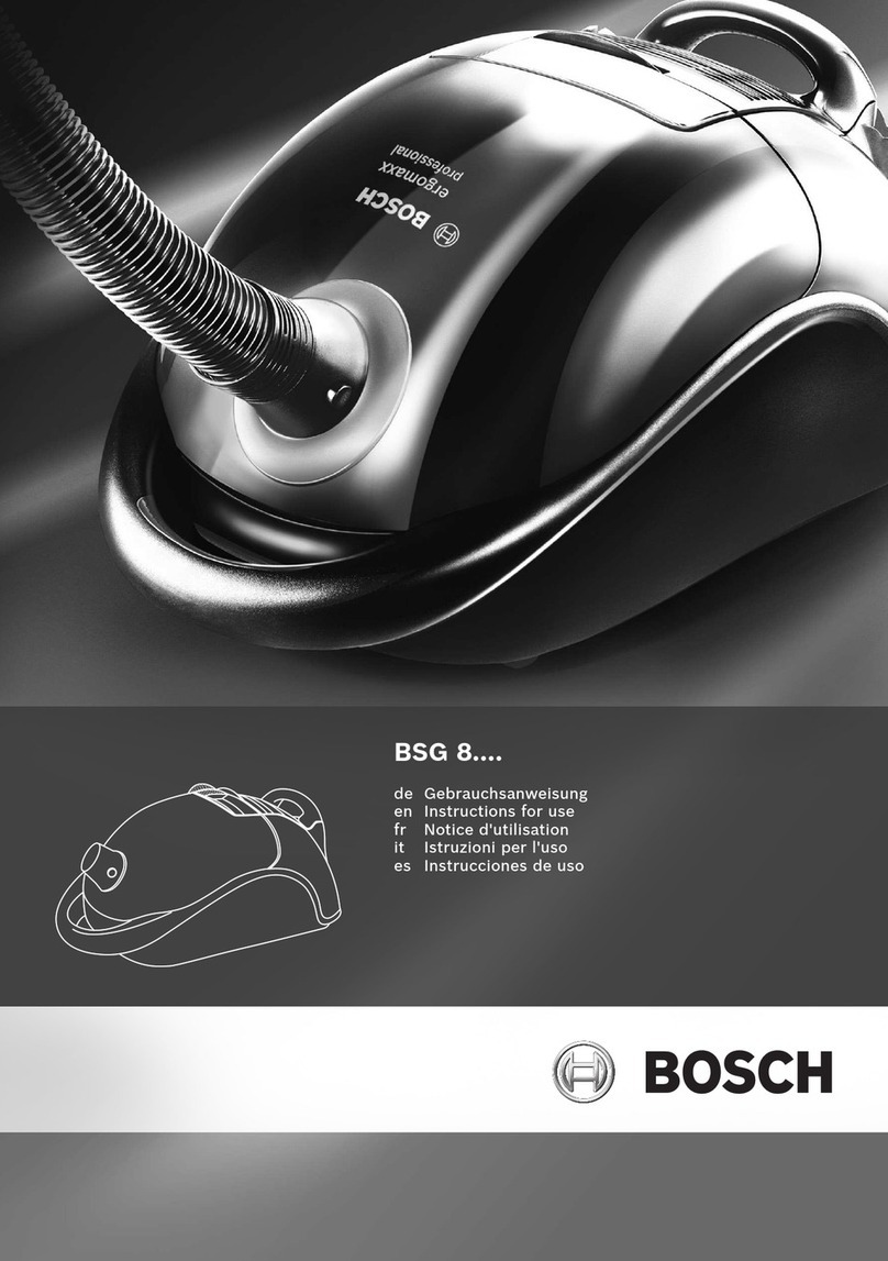 Bosch BSG8 series Instructions for use