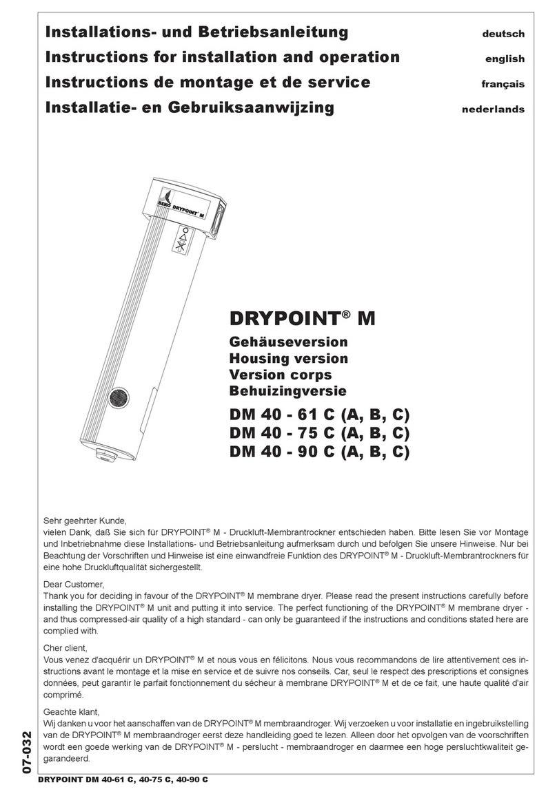 Beko DRYPOINT M DM 40-61 C User guide