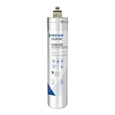 Pentair EVERPURE H Series Installation and operation manual
