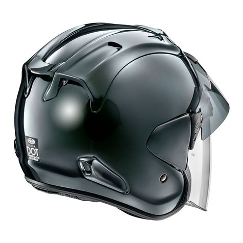 Arai Helmet RAM-X Operation instructions Arai Helmet RAM-X Operation instructions