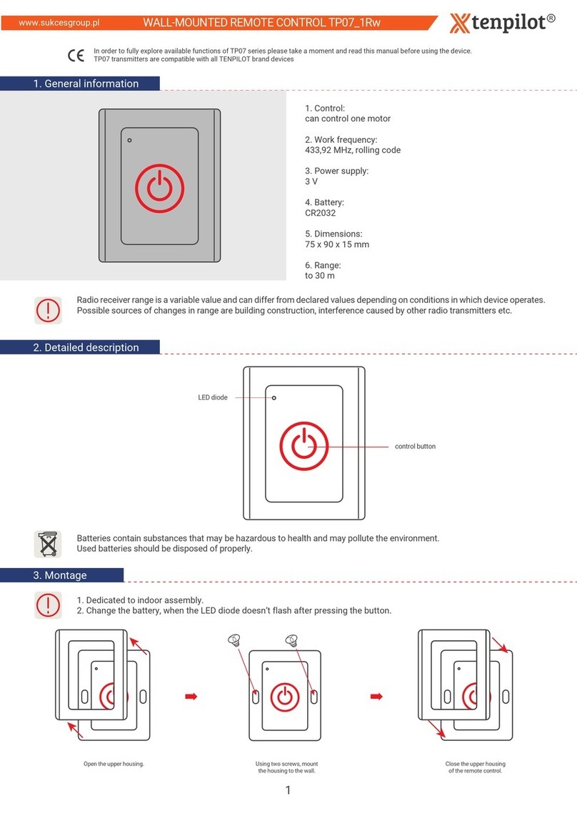 Tenpilot TP07 Series quick start guide