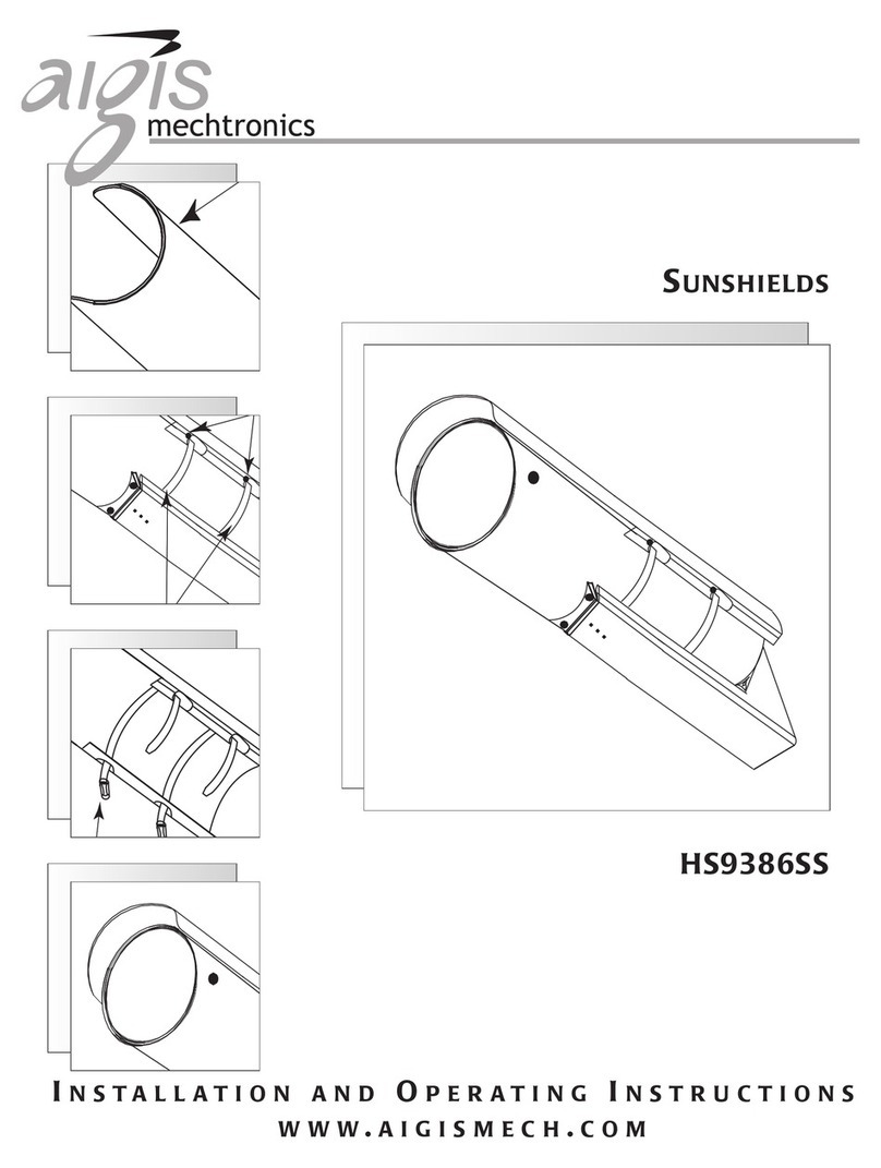 Aigis Mechtronics HS9386SS Installation and operating instructions