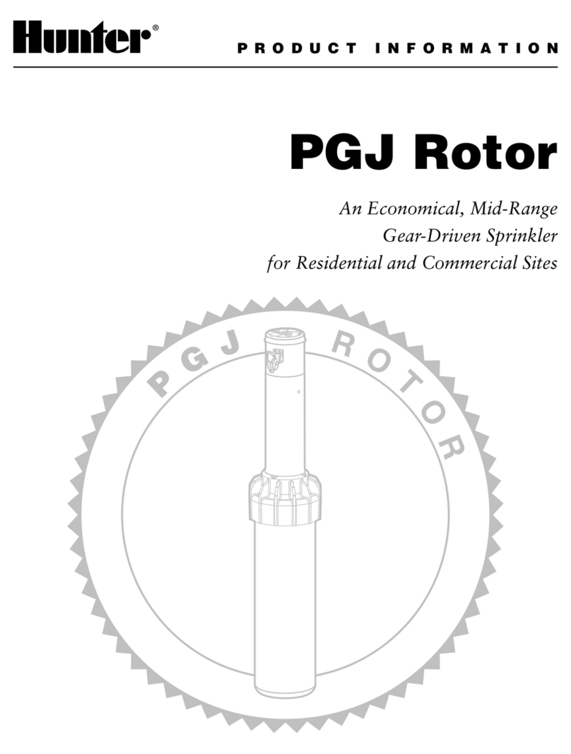 Hunter PGJ Rotor User manual