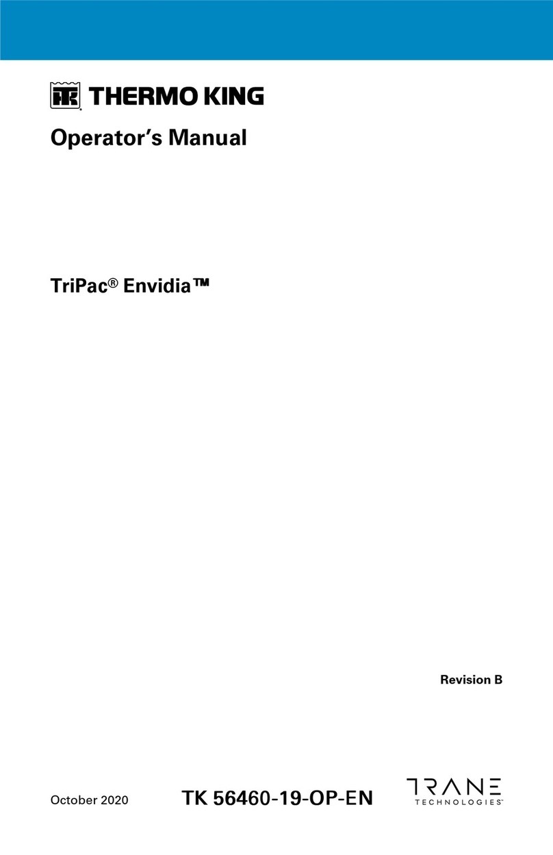 Trane Thermo King TriPac Envidia Operator's manual