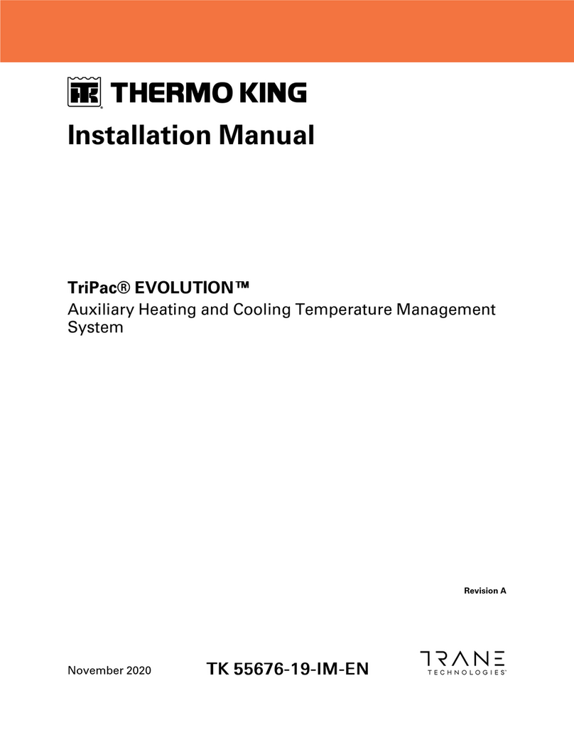 Trane Thermo King TriPac EVOLUTION installation manual