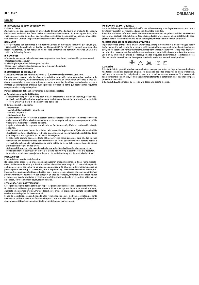 Orliman C-47 Manual