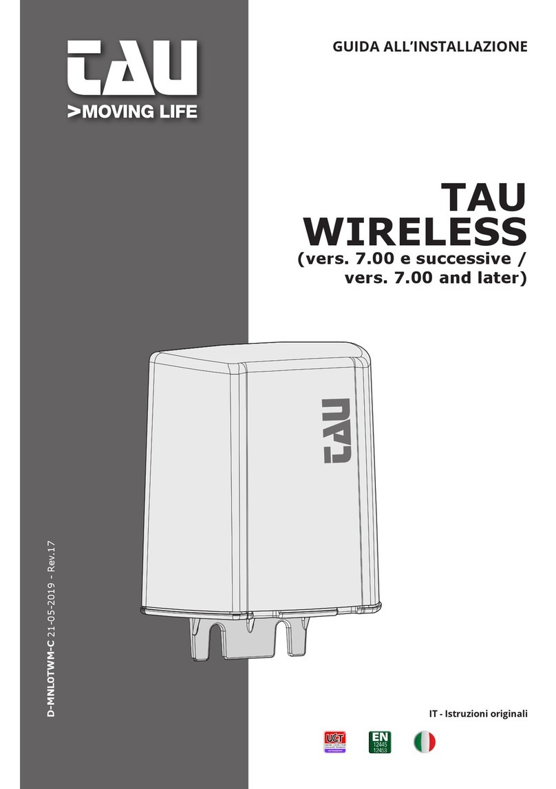 tau WIRELESS instruction manual