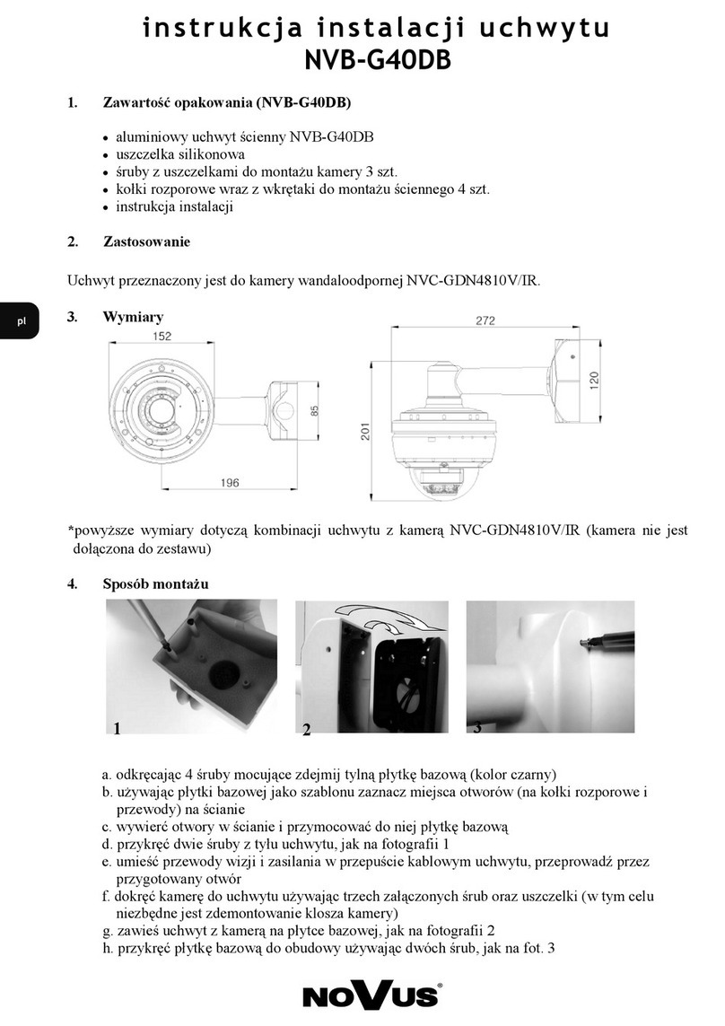 Novus NVB-G40DB user manual