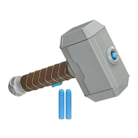 Hasbro NERF Power Moves Marvel Avengers Thor Hammer... User manual