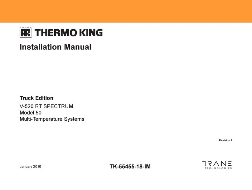 Trane Thermo King V-520 RT SPECTRUM 50 installation manual