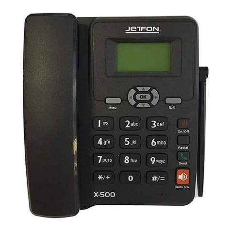 JETFON X-500 user manual