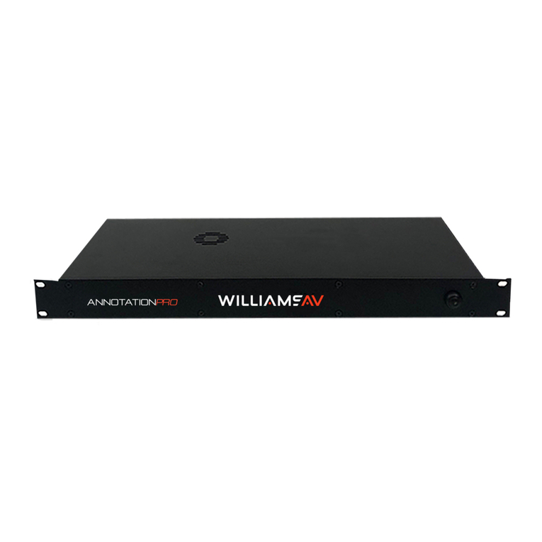 Williams AV Annotation Pro quick start guide