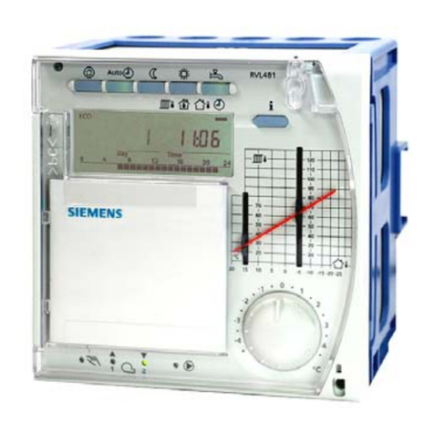 Siemens RVL481 User manual