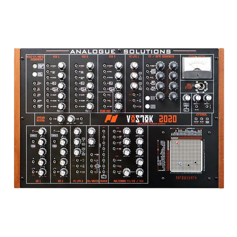 Analogue Solutions VOSTOK 2020 User manual Analogue Solutions VOSTOK 2020 User manual