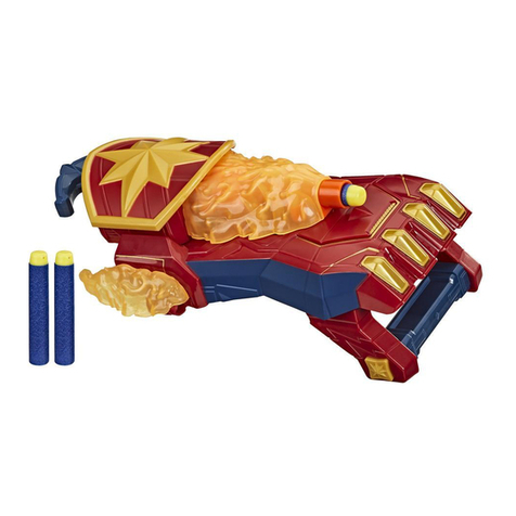 Hasbro NERF Power Moves Marvel Avengers Captain Marvel Photon... quick start guide