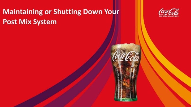 Coca-Cola Post Mix System manual Coca-Cola Post Mix System manual