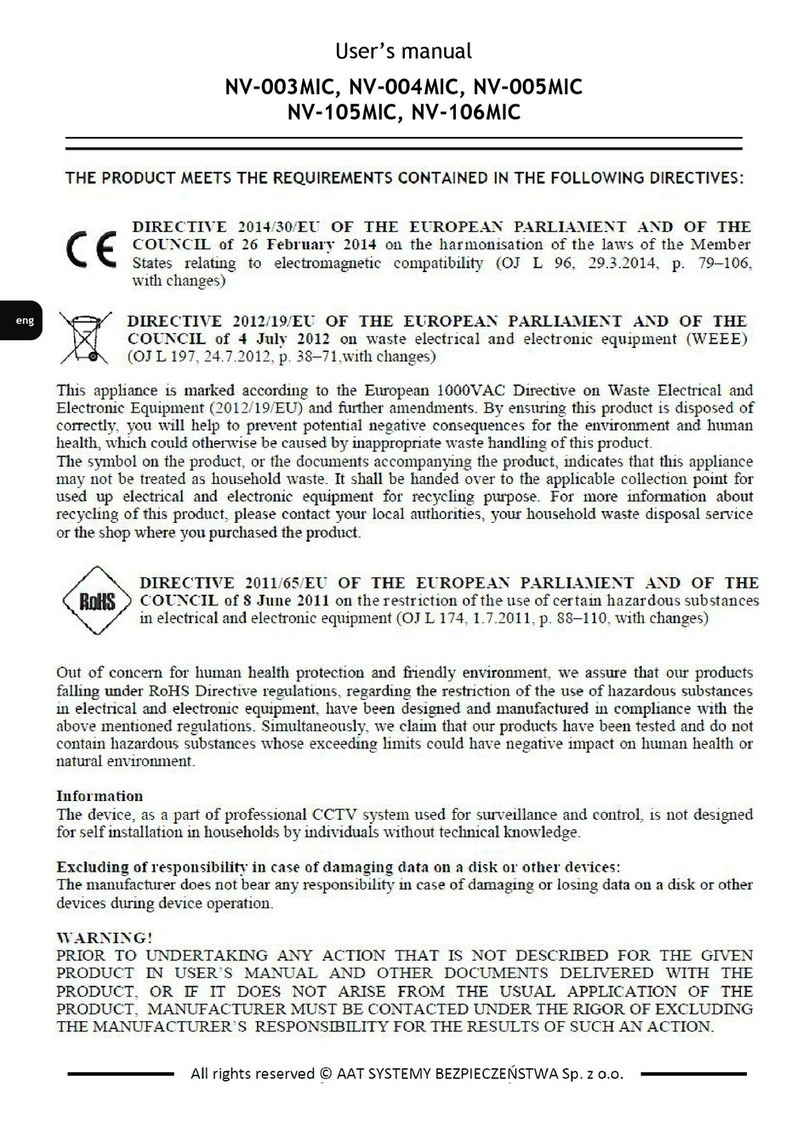 Novus NV-003MIC user manual