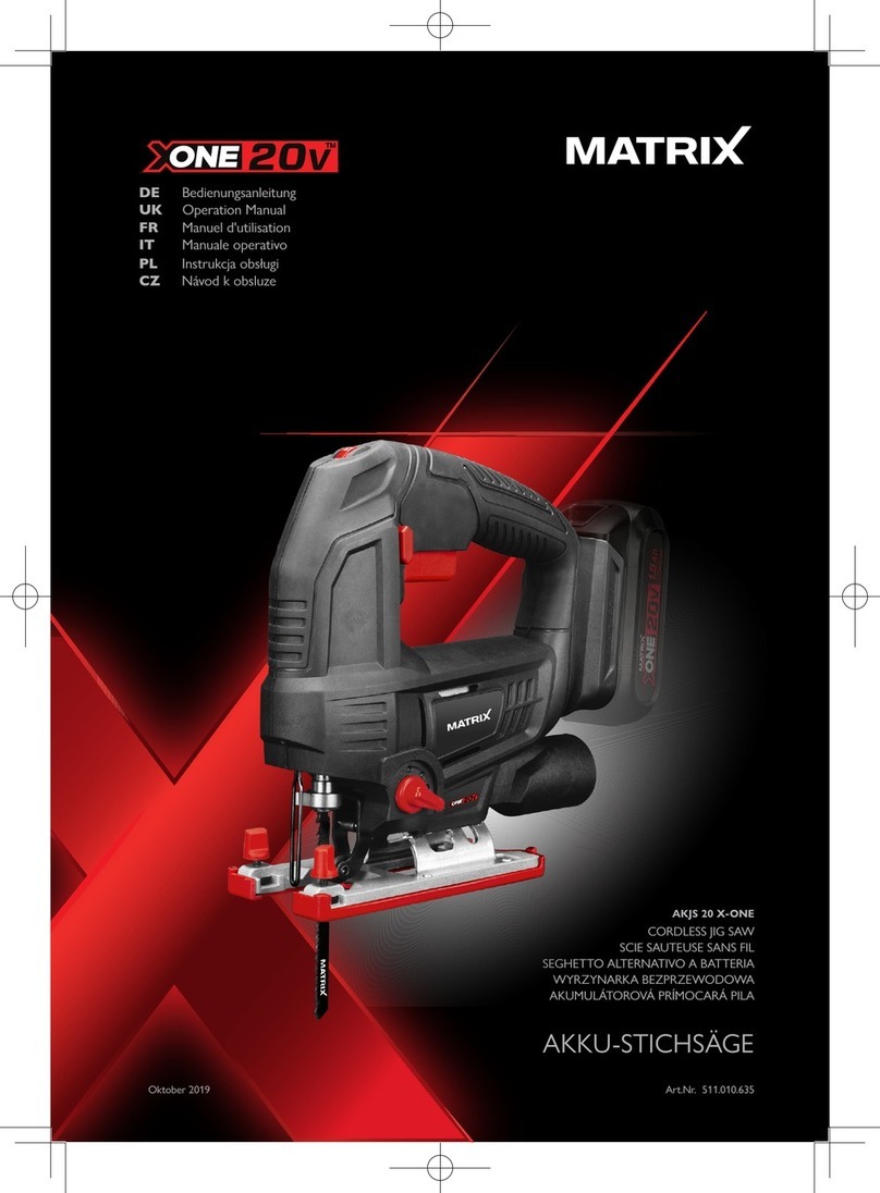 Matrix XONE 20V User manual