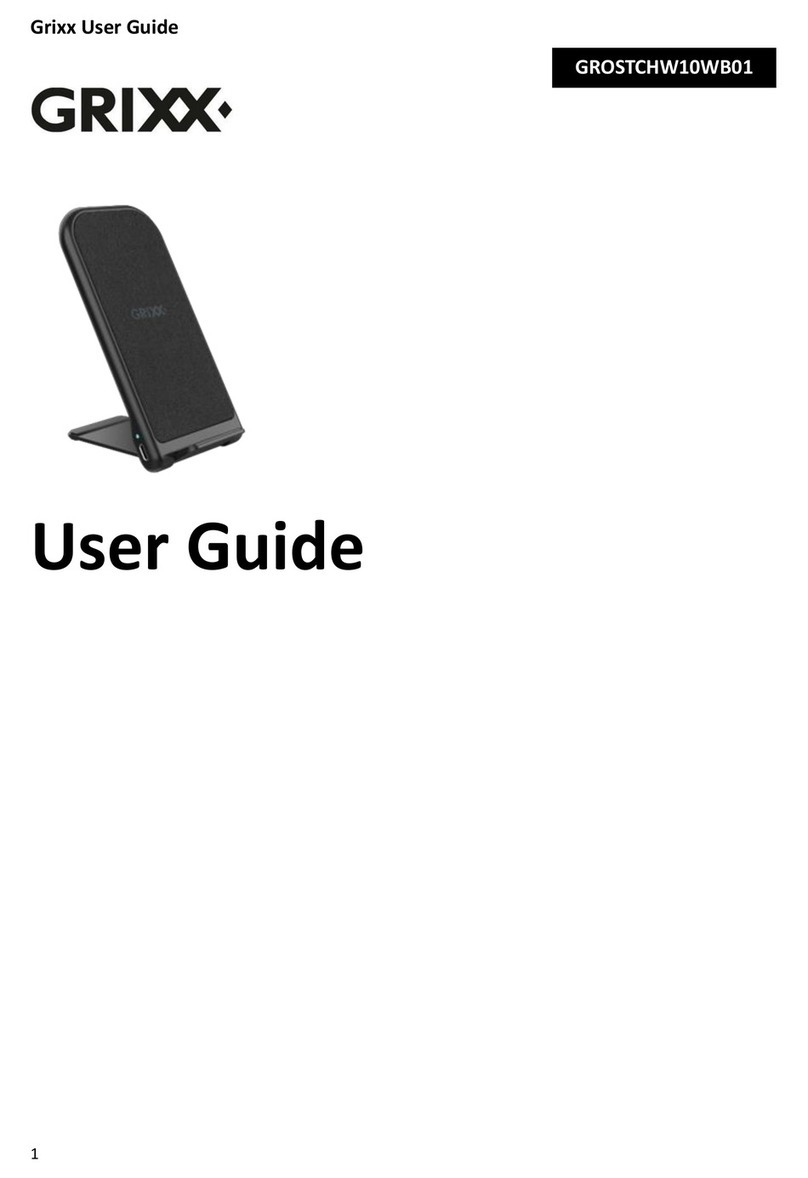 Grixx GROSTCHW10WB01 user guide
