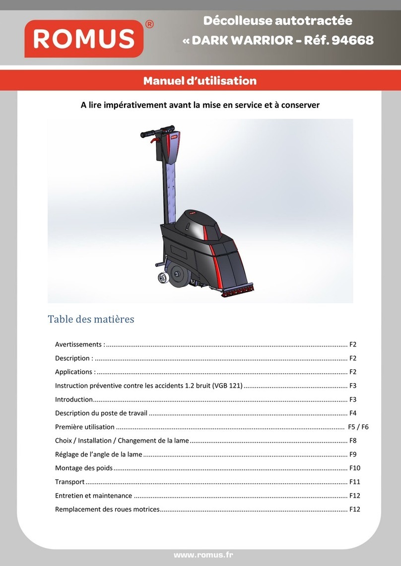 Romus DARK WARRIOR user manual