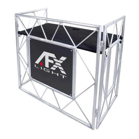 afx light DJ-BOOTH User manual