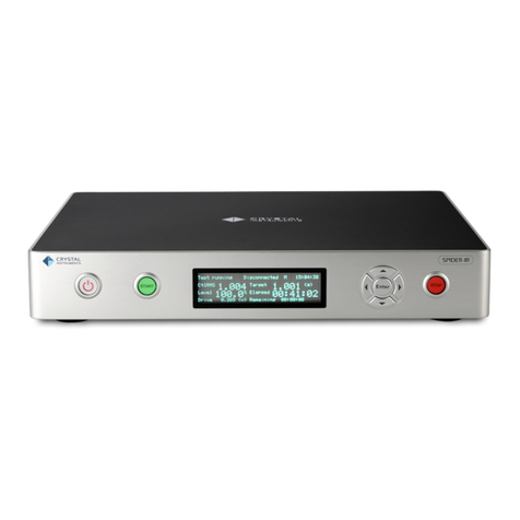 Crystal Instruments Spider-81 quick start guide