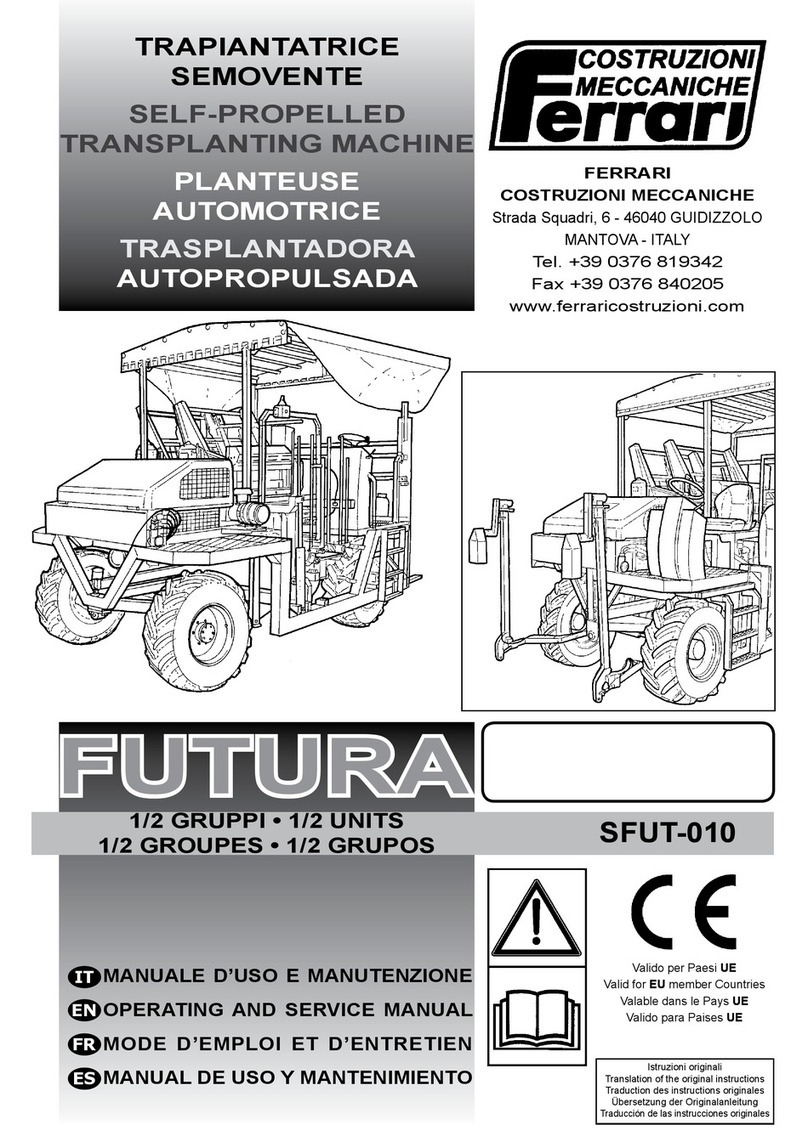Ferrari FUTURA Operating and service manual Ferrari FUTURA Operating and service manual