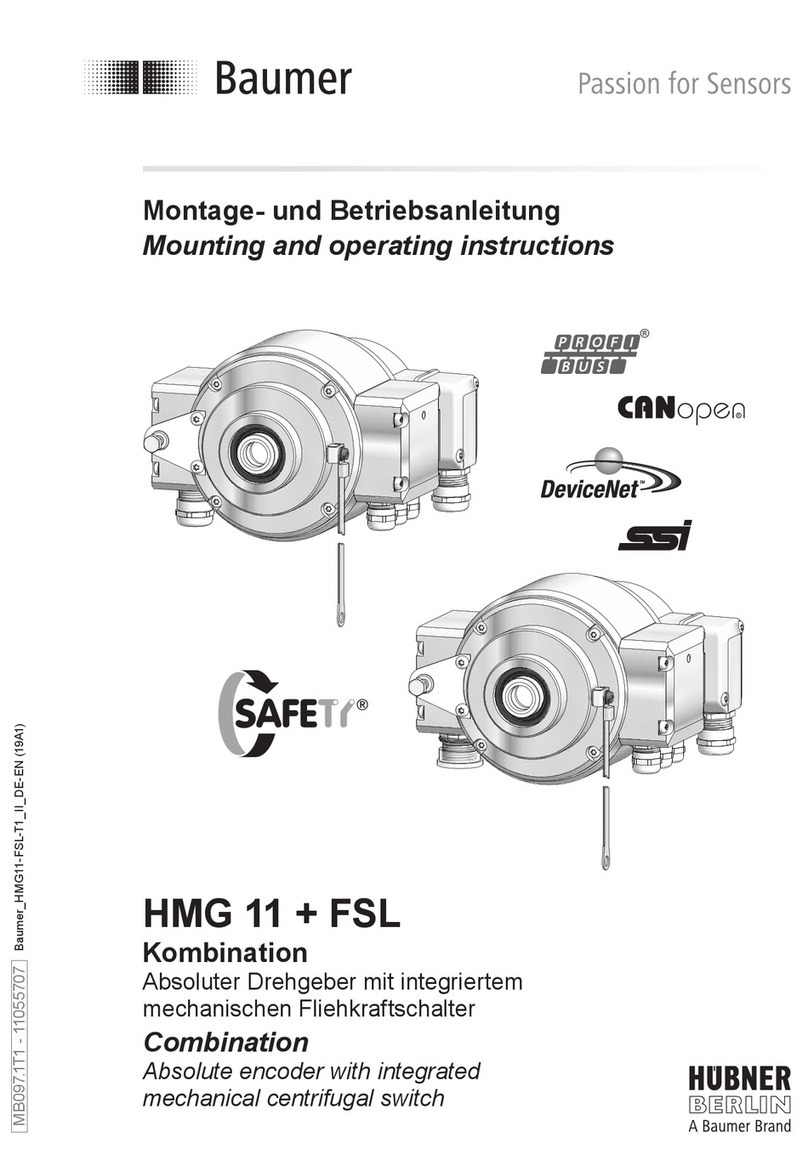 Baumer Hubner Berlin HMG 11 Service manual Baumer Hubner Berlin HMG 11 Service manual