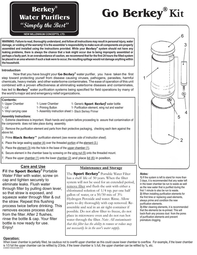 Berkey Go Berkey Kit manual