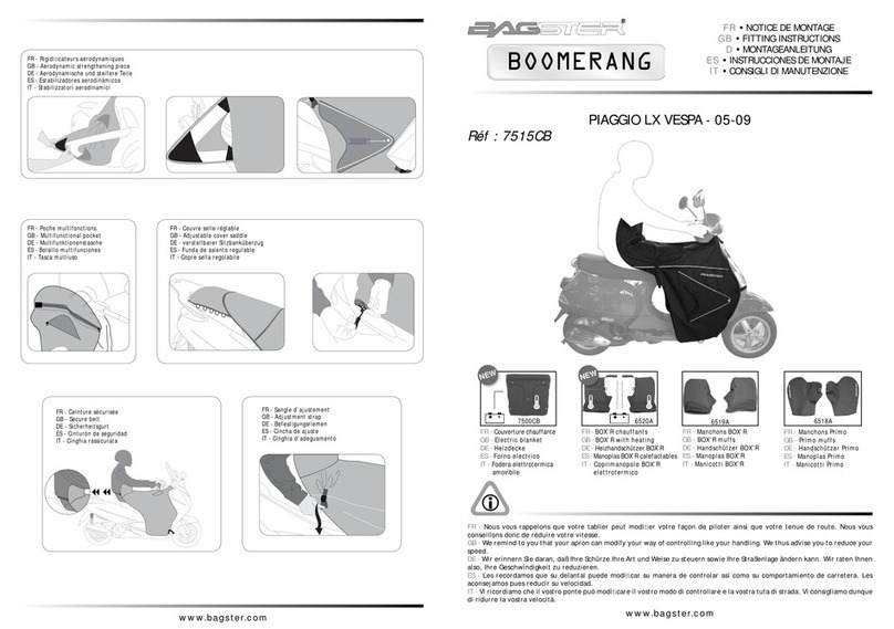 Bagster Boomerang Fitting instructions