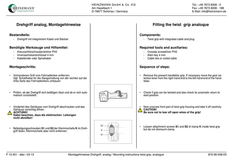 Heinzmann Classic Mounting instructions