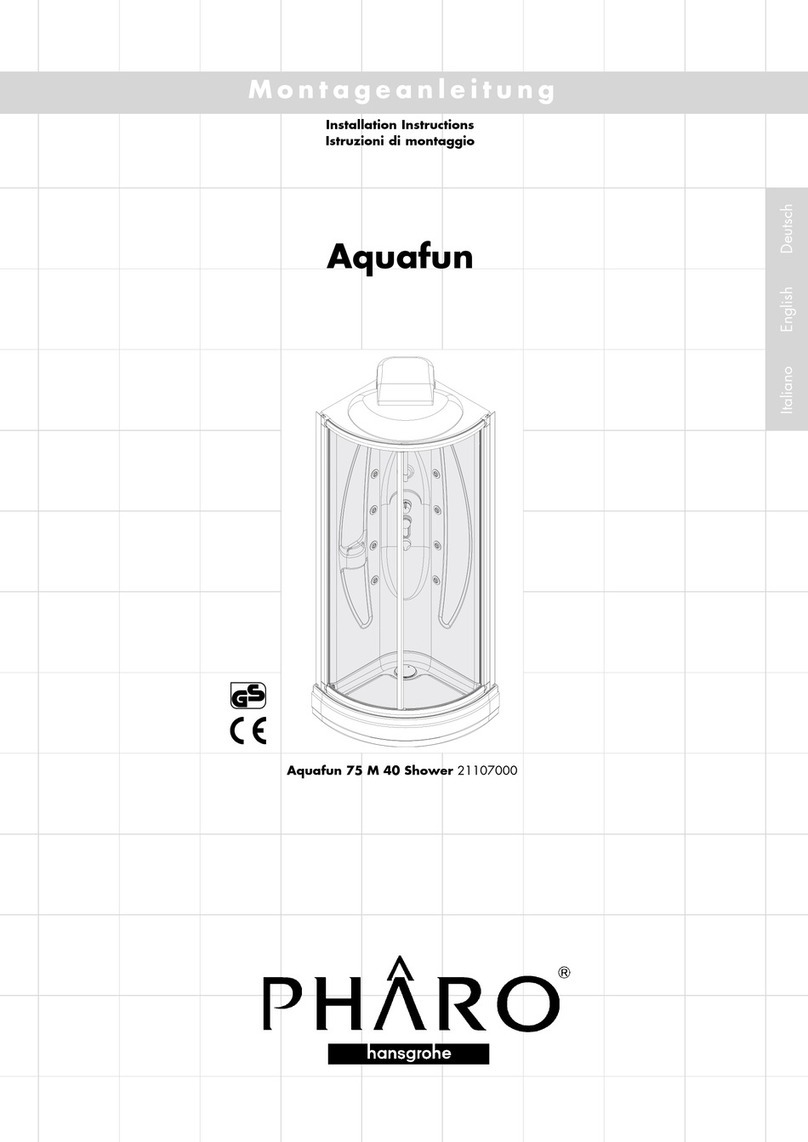 Hans Grohe Pharo Aquafun 75 M 40 User manual