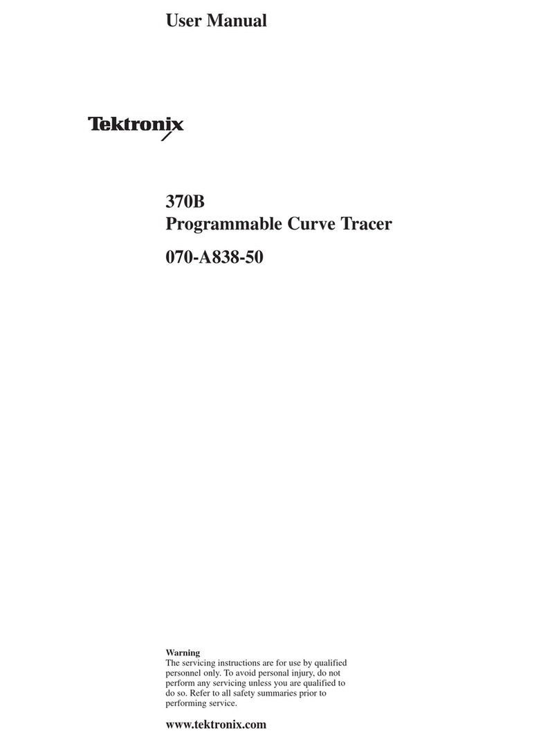 Tektronix 370B user manual