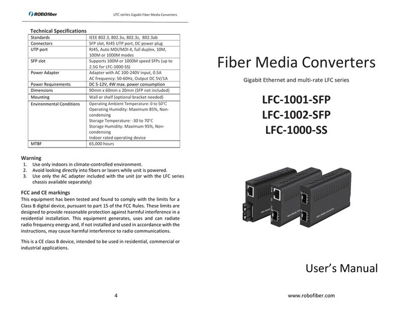 ROBOfiber LFC Series user manual