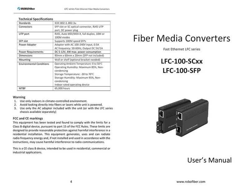 ROBOfiber LFC Series user manual