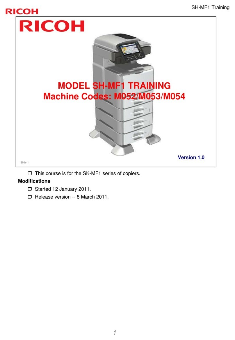 Ricoh SK-MF1 Series manual