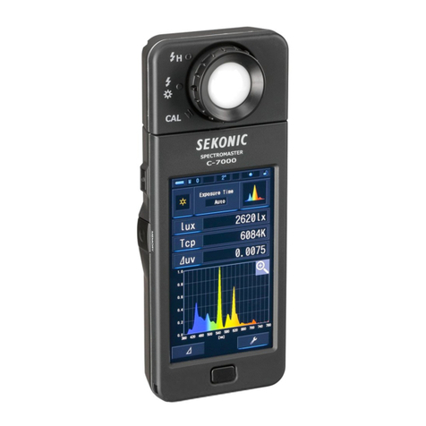 Sekonic SPECTROMASTER C-7000 User guide
