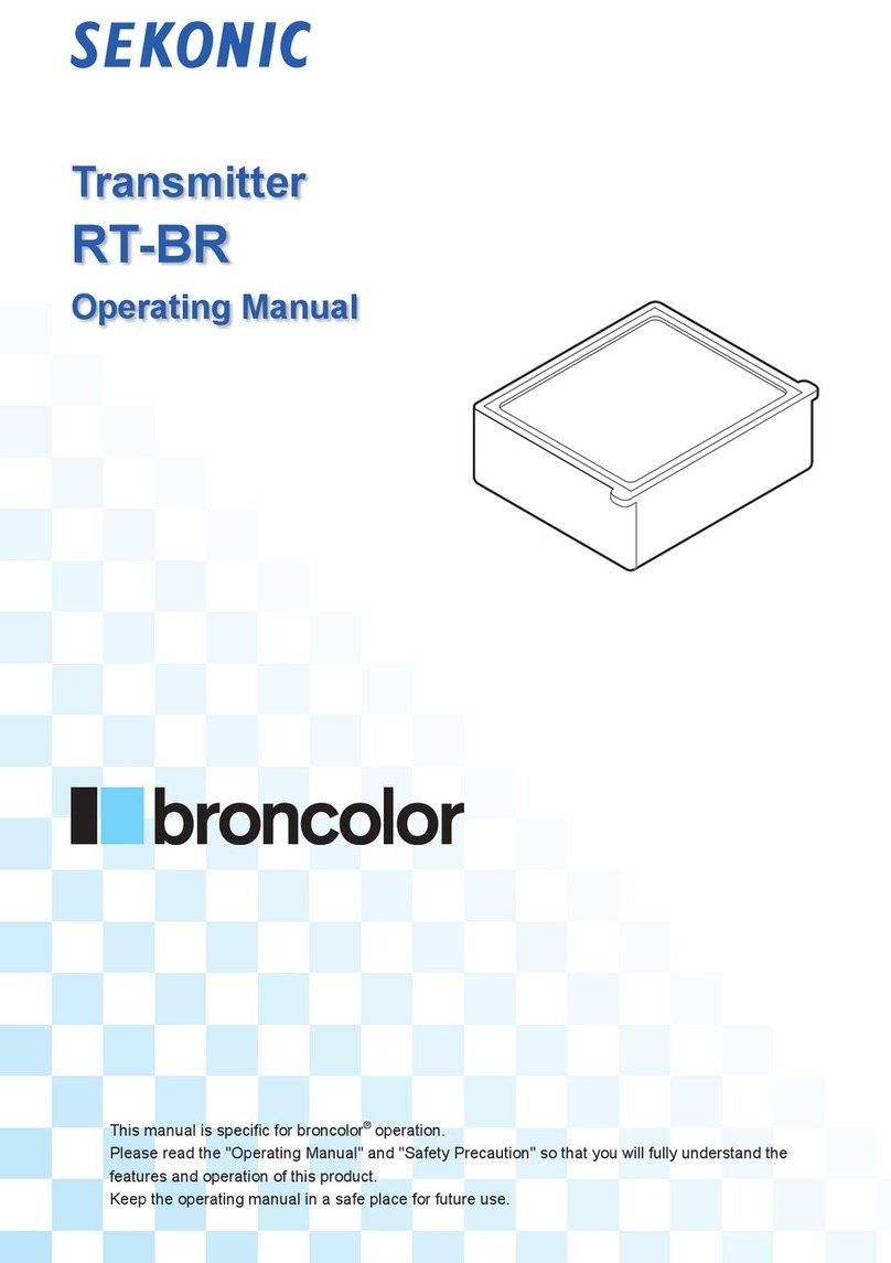 Sekonic RT-BR User manual