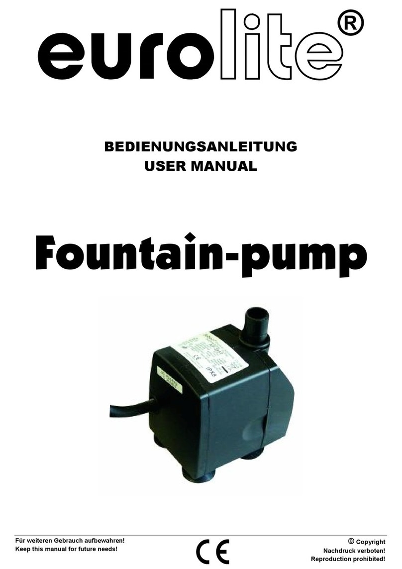 EuroLite Fountain-pump user manual
