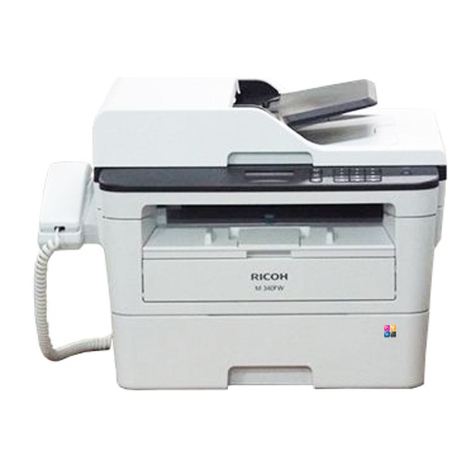 Ricoh M 340 User manual