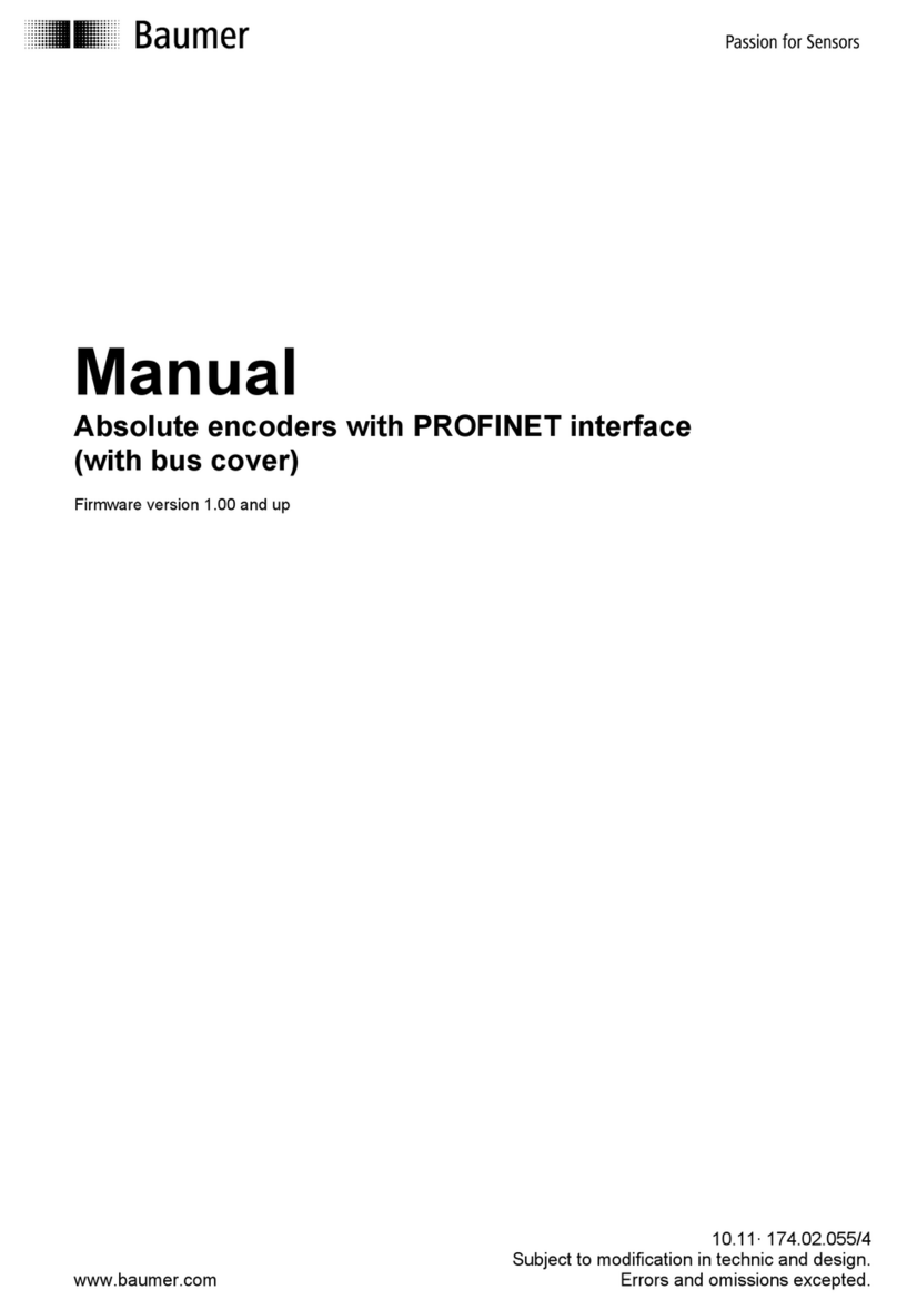 Baumer BMSV 58 manual