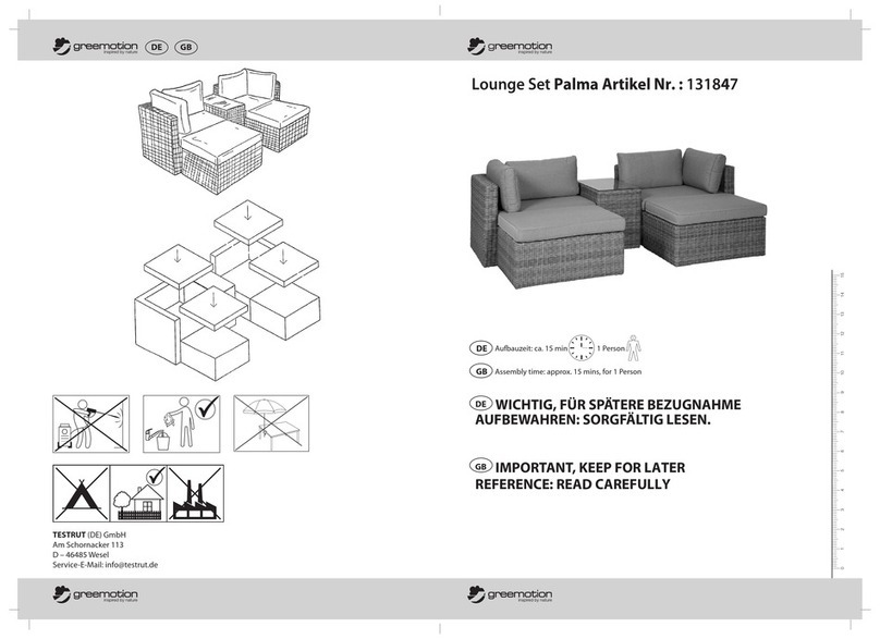 Greemotion Palma 131847 User manual