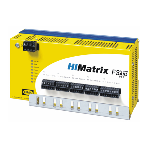 HIMA HIMatrix F3 AIO 8/4 01 User manual