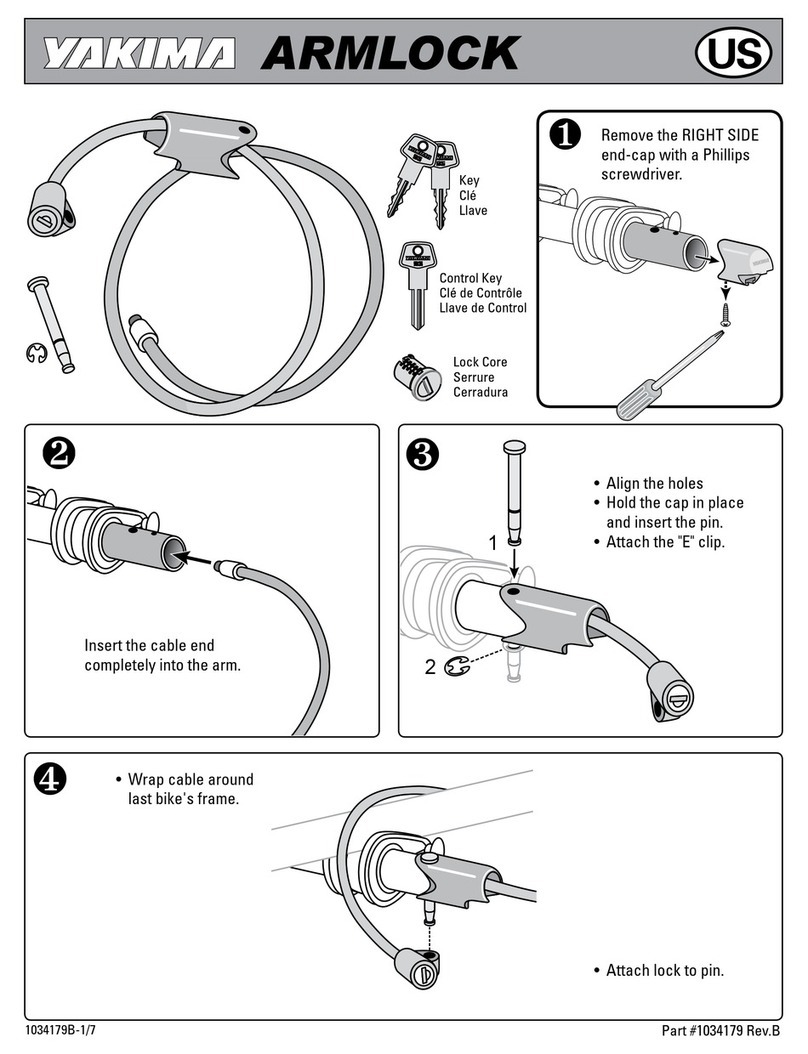 Yakima 8002453 quick start guide