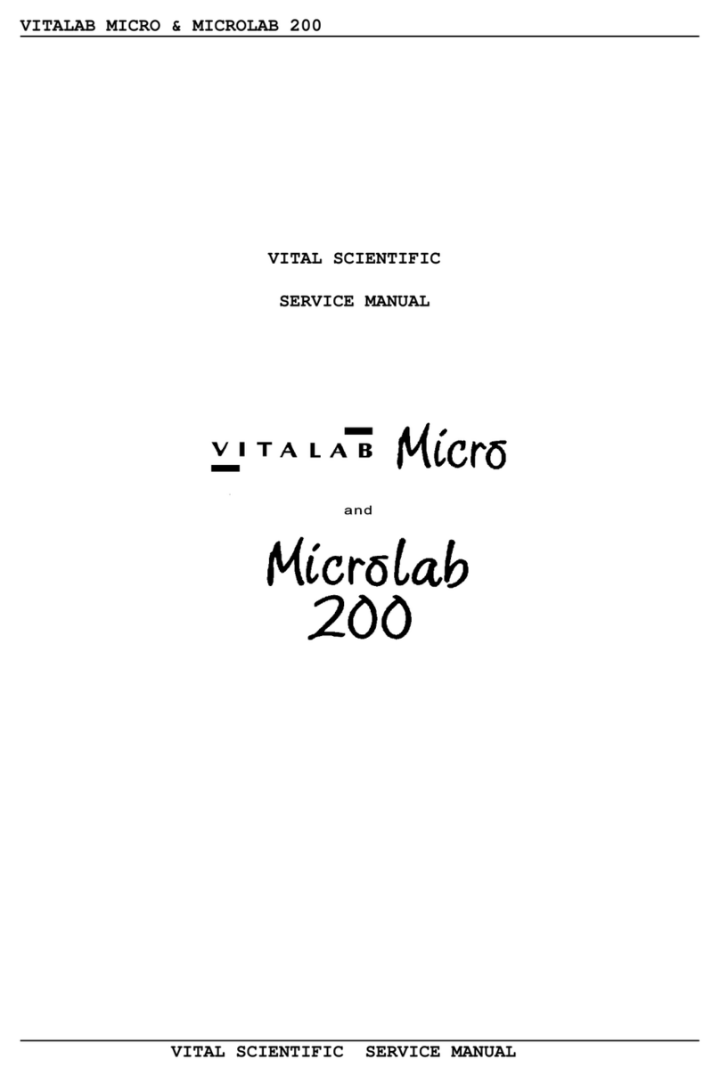 VITAL SCIENTIFIC Vitalab Micro User manual