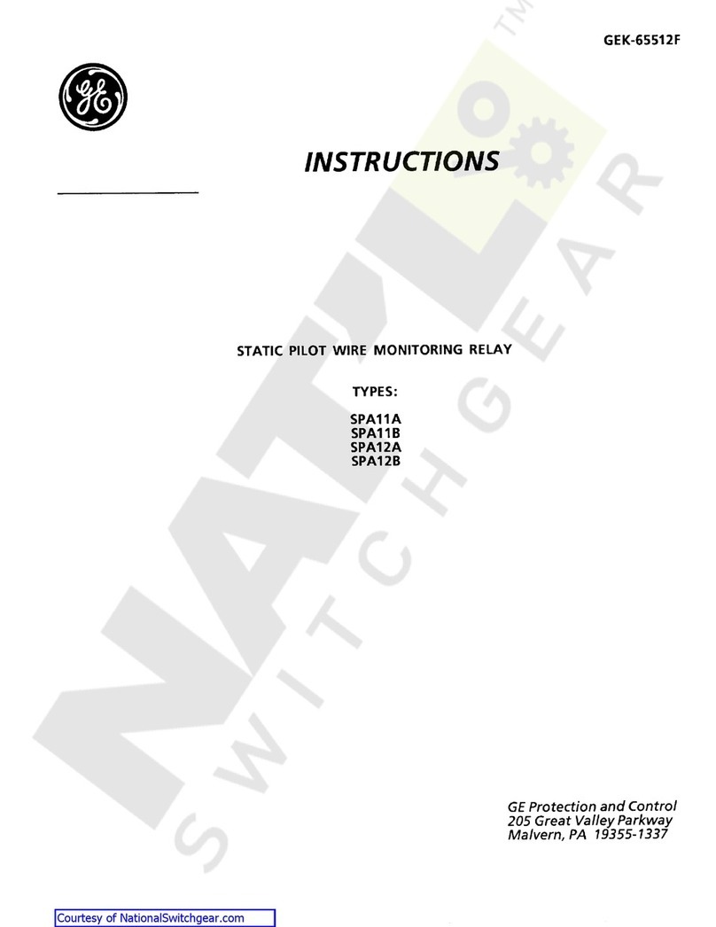 GE SPA11A User manual