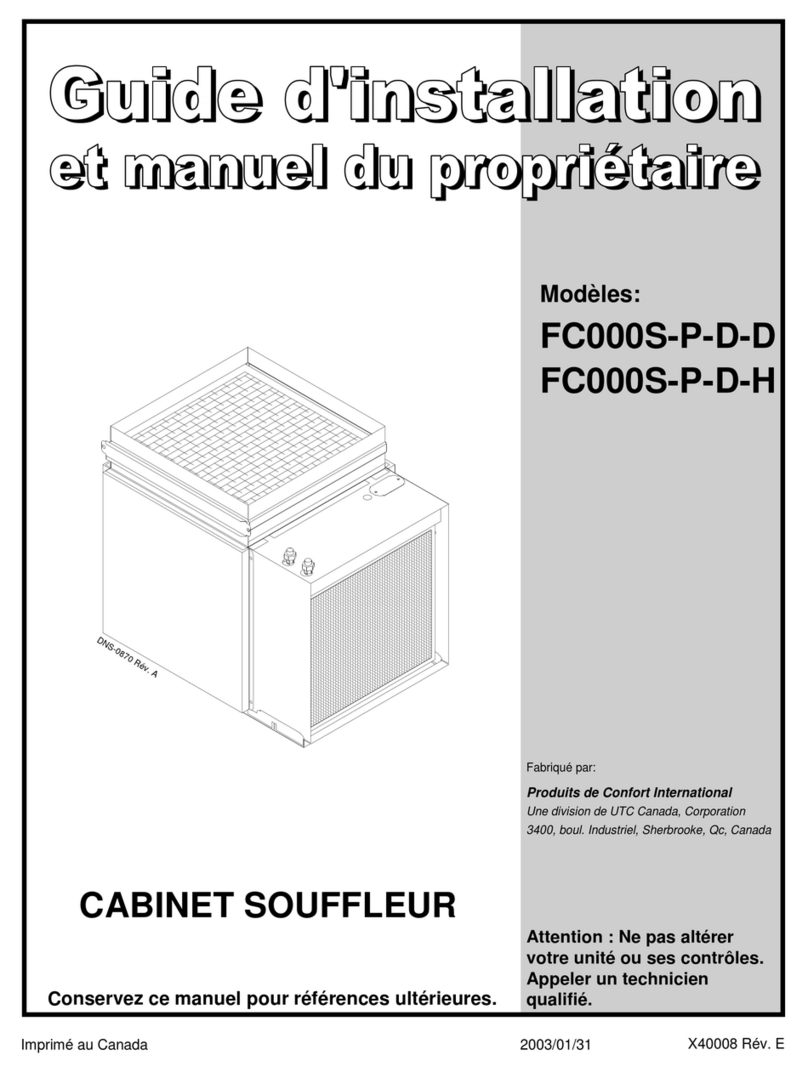 Dettson FC000S-P-D-D Installation instructions and homeowner's manual